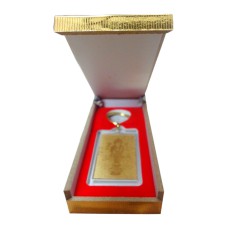 24K Gold Plated Key Ring With Box